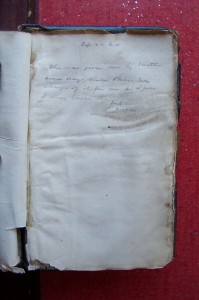 Backmatter of Morgan bible
