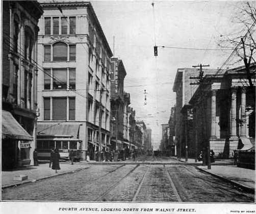 Fourth Avenue, Looking North From Walnut Street, by Hesse