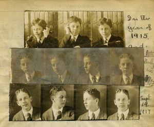 john-mason-brown2 The first page of the diary features these photos of a young John Mason Brown.