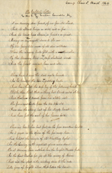 "The Captives Letter," by Col. William S. Hawkins, March 1864.