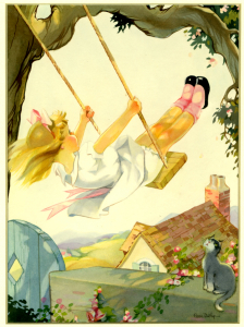 Girl on a Swing by Carrie Douglas Dudley Ewen