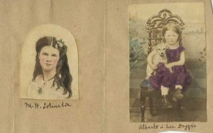Margaret and Alberta Johnston (c. 1862). FOLDER 11, JOHNSTON FAMILY PAPERS, 1798-1943