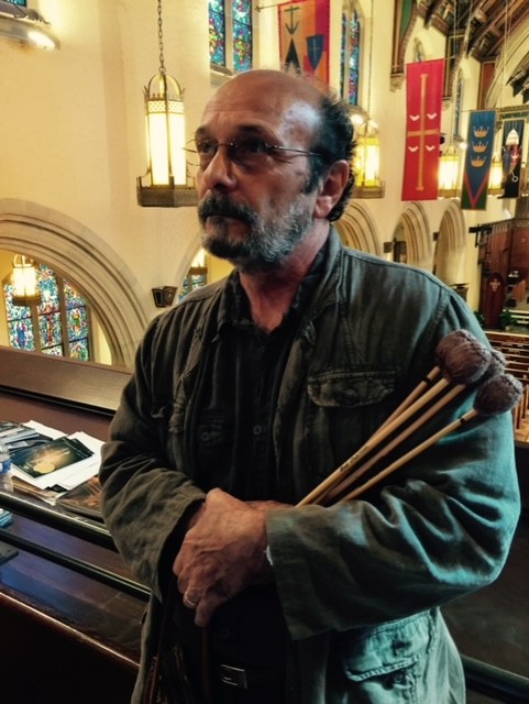 Dick Sisto in the church