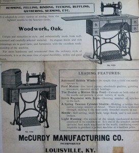 Singer Machine Ad