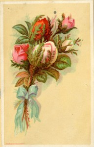 Image of a flower bouquet. From The Filson Historical Society's Manuscript Collection (No Call Number).